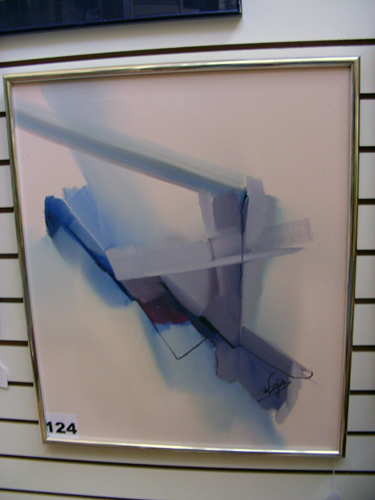 #124 - Abstract Oil on Canvas