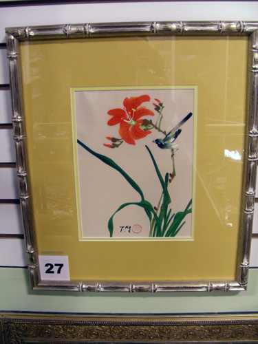 #27 - Bird on a Flower
