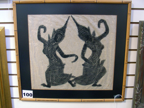 #100 - SE Asian Figures in Costume Dancing