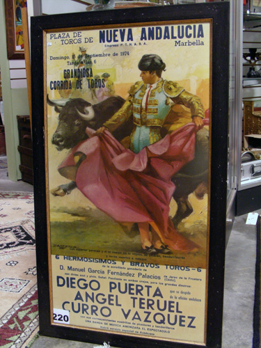 #220 - Bullfighr Poster
